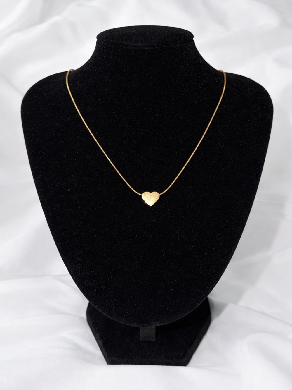 Classic Gold Heart Necklace for Women - Minimal Pendant